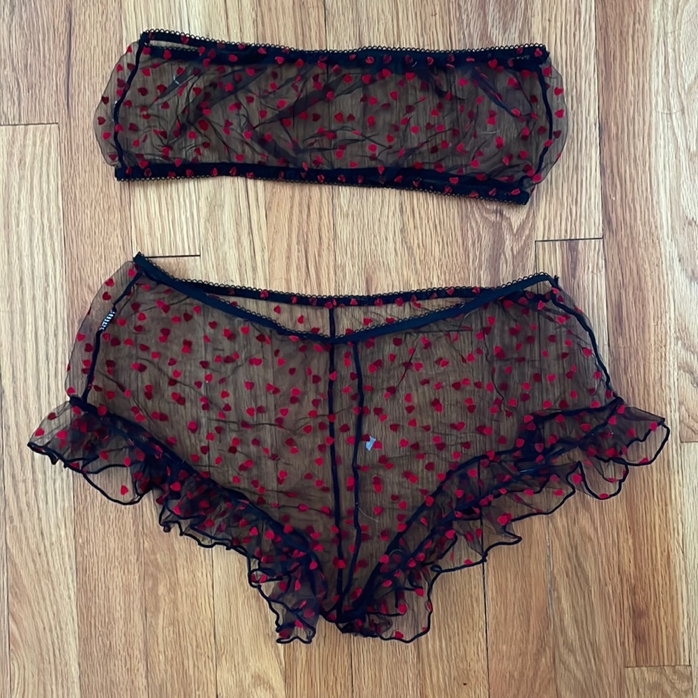 Heart lingerie Set